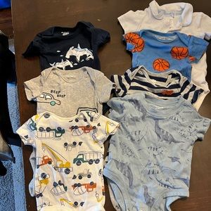 Seven 3 month short sleeve onesies